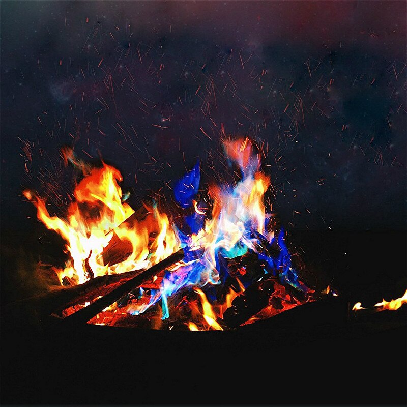 1Pcs Black Glow-In-The-Dark Speelgoed Magic Fire Night Lichtgevende Sticker Licht Kinderpark Stickers Kids decor