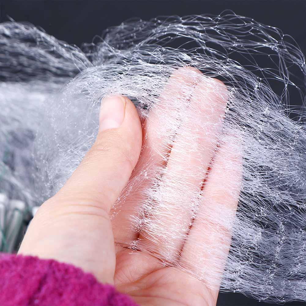 Casting Network Durable Float Trap Nylon Fishing Cage Dip Cage Fish Line Fishnet Fishing Net Monofilament Gill Net Single Mesh