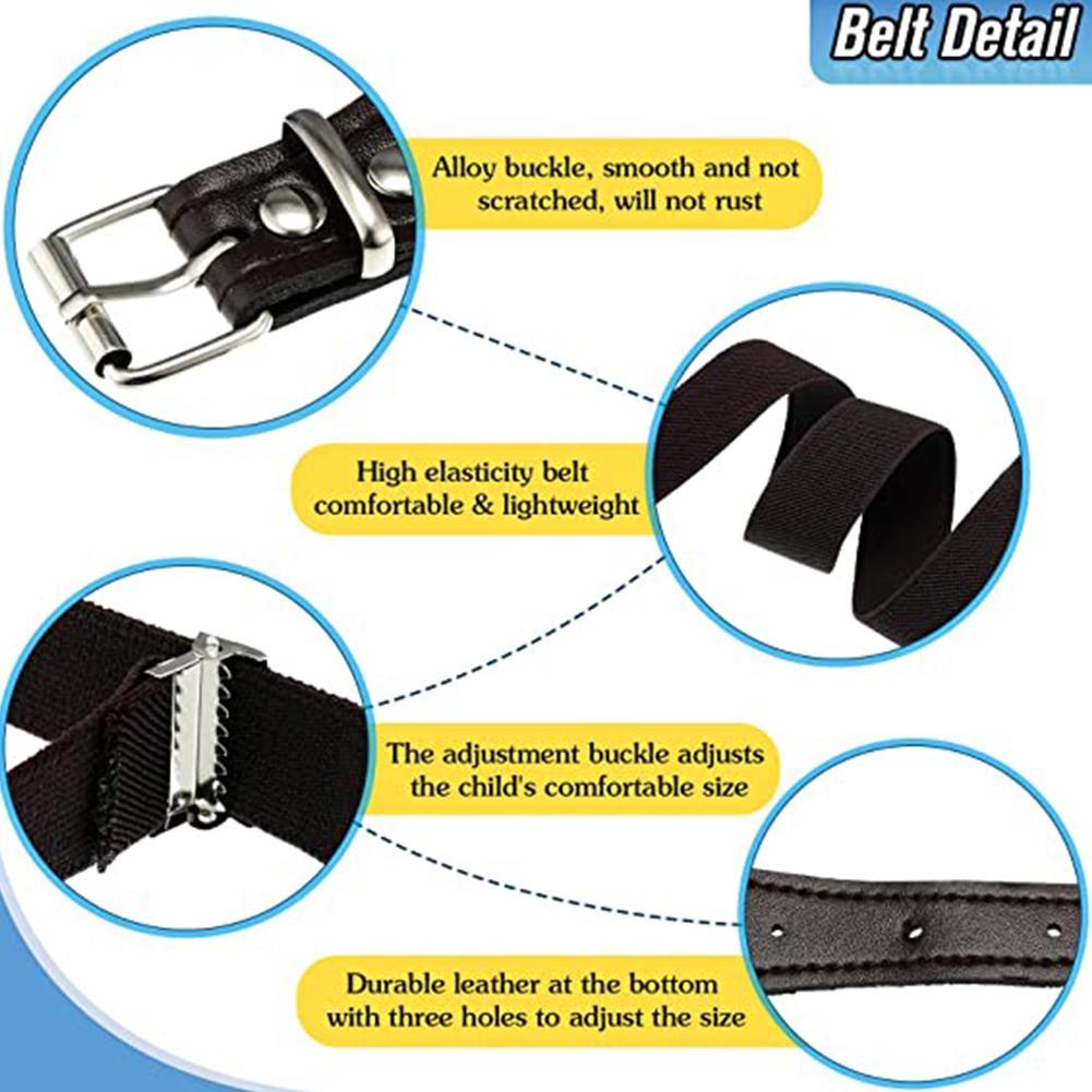 Children Faux Leather Belt Kids Cute Peach Heart Buckle Belts For Girls Boys Waistband Waist Belt
