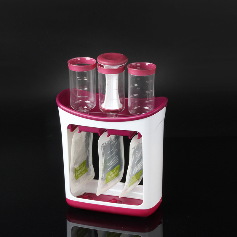 Pressoir Station alimentaire | Organization des aliments pour bébés stockage des conteneurs ensemble de machines à aliments pour bébés Machine à emballer des fruits