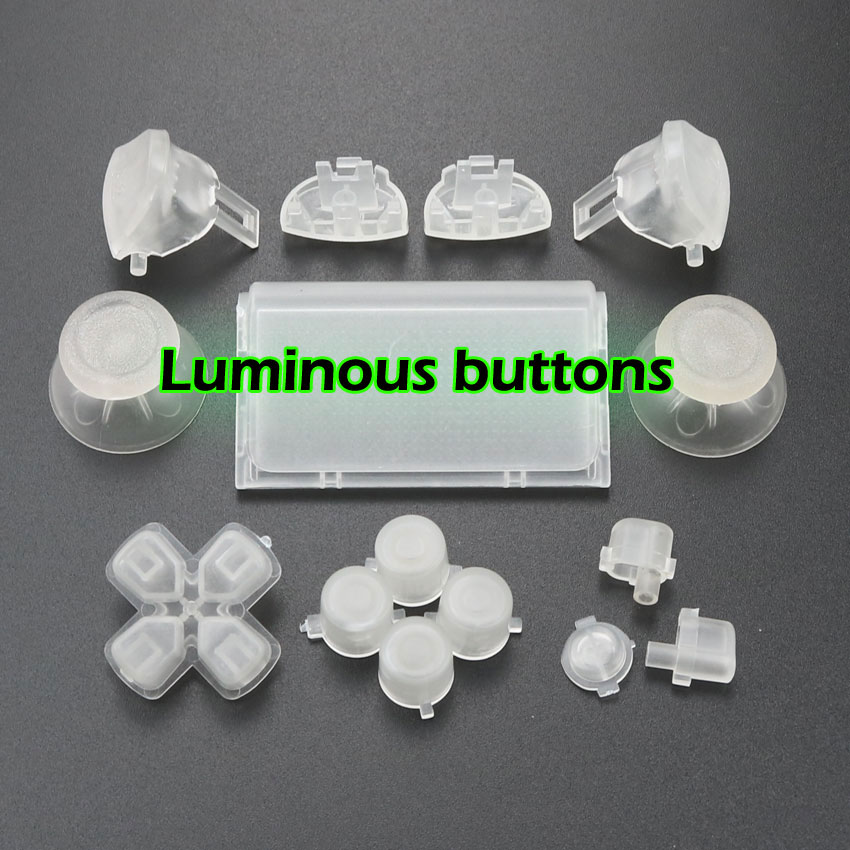YuXi-JDM JDS 040 050 055 Thumbstick pour PS4 Pro Slim Contrmatérielle, Inter Inj Button, Direction Key, ABXY Buttons, JoysUniverse Cap, DSub R1 L1