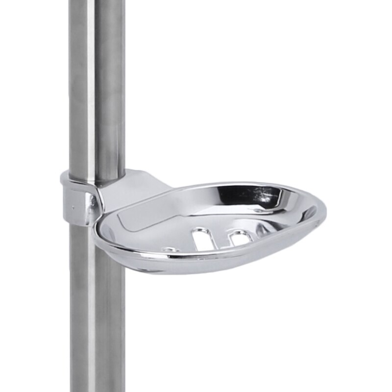 Barra de ducha para jabón, tubo elevador de ABS, marco de elevación, soporte ajustable para la cabeza, 1 Juego