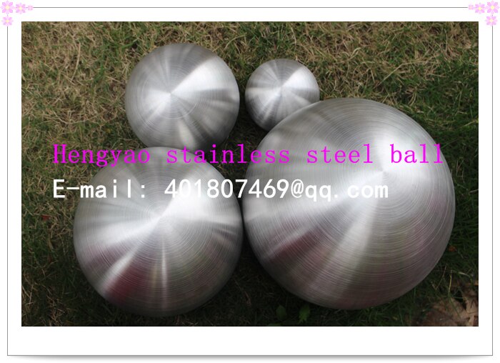 Dumb light ball Dia 200mm 20cm stainless steel wire drawing ball hollow ball decoration ball decorative furnishing articles