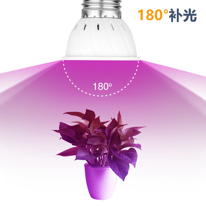 Lâmpada de plantas led e27/e14/mr16/gu10/b22, para crescimento de plantas, 220v, luz de preenchimento de planta lâmpada de led phyto para mudas de espectro completo: MR16 / 80leds 220V