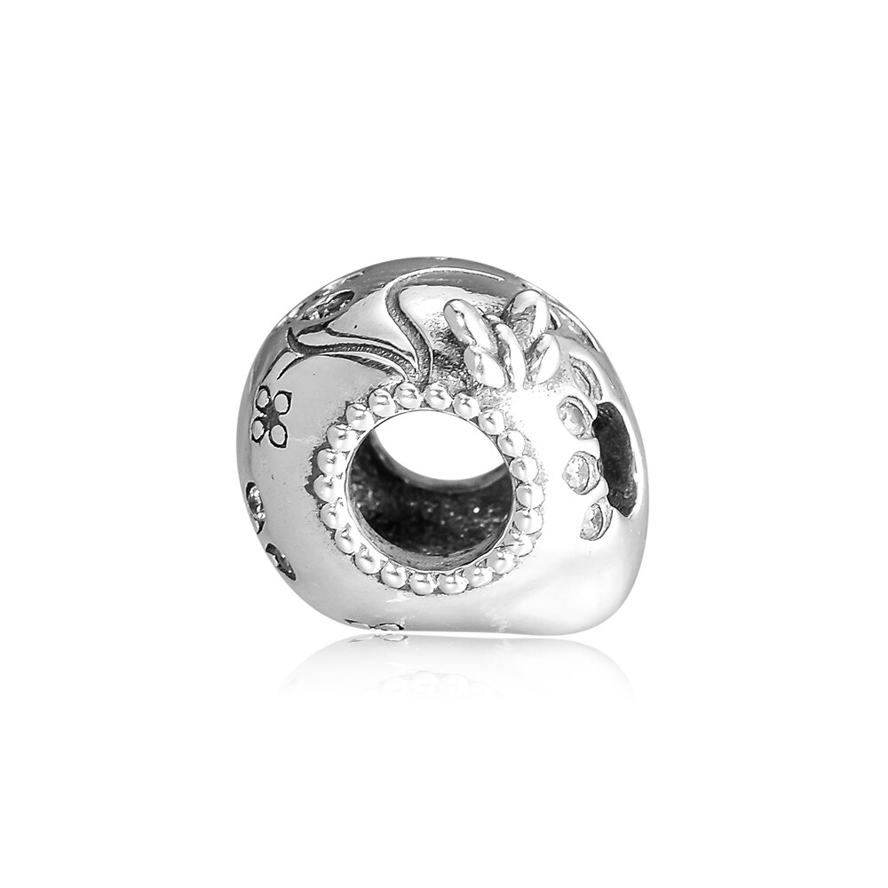 CKK Kralen Sprankelende Schedel Charm Sterling Zilver 925 Bedels Vrouwen Kraal voor Sieraden Maken Originele Voor Armband Berloque