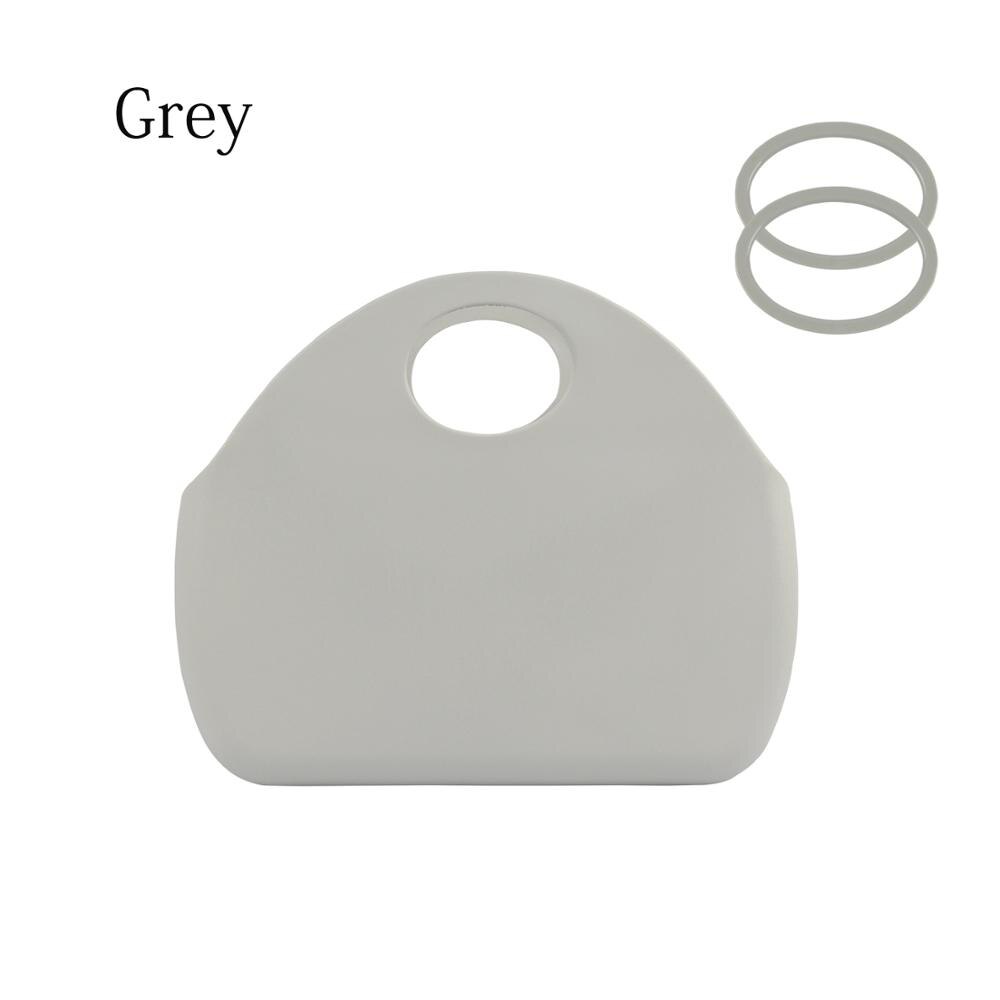 Obag-stijl tas voor o moon classic waterdichte eva-tas van rubber en siliconen voor dames: Grijs
