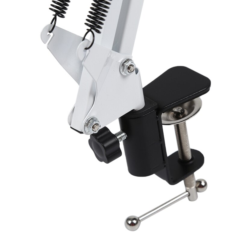 NB35 Extendable Recording Microphone Holder Suspension Boom Scissor Arm Stand Holder with Microphone Clip Table Mounting Clamp
