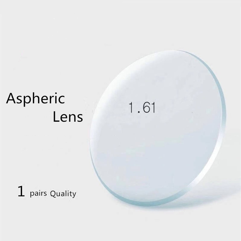 Lentilles de lunettes asphériques en résine 1.61 | Prescription de, verres optiques de myopie, hyperopie presbyte, lentille optique avec revêtement
