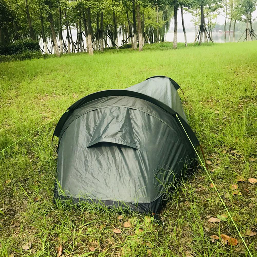 Erittäin kevyt bivvy -laukku teltta kompakti yksittäinen henkilö suurempi tila vedenpitävä makuupussin kansi bivvy -säkki ulkokäyttöön