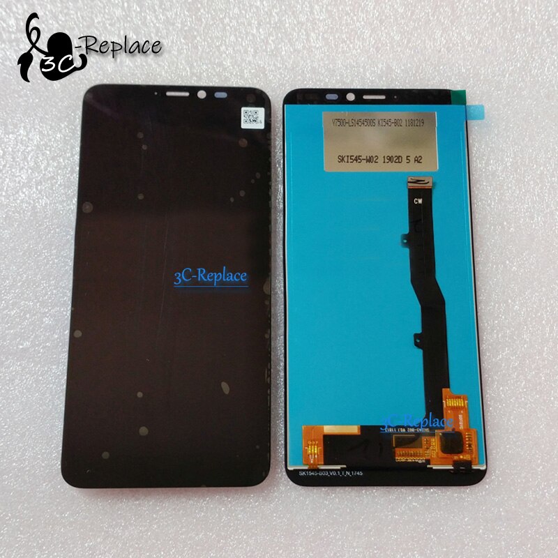 100% Tested 5.45&#39;&#39; For ZTE Blade A530 / Blade A606 LCD Display Touch Screen Digitizer Assembly or With Frame