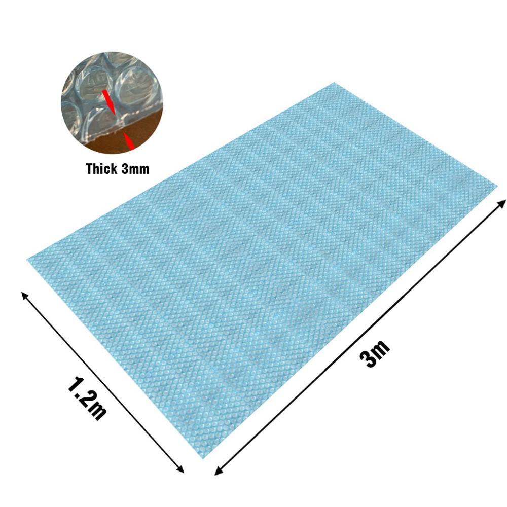 120*150CM 120*300CM Swimming Pool Insulation Bubble Film PE Insulation Film Pool Waterproof Dustproof Film Perforated Edging