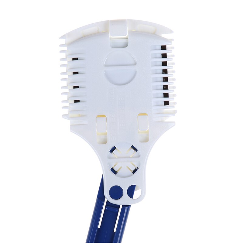 Coupe-cheveux coupe rasoir peigne Combo étalonnage lame rasoir style coupe de cheveux décapant unisexe tondeuse manuelle