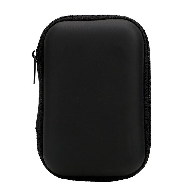 Pochette d&#39;écouteurs technologie Portable, rangement d&#39;accessoires de téléphone, port d&#39;écouteurs, pochette d&#39;accessoires électroniques de voyage en plein air: black S