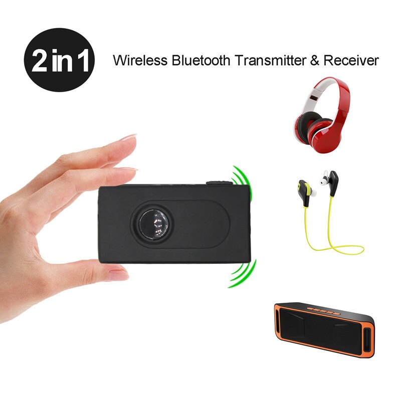 2 In 1 Bluetooth Transmitter/Receiver Wireless 3.5mm Adapter Low Latency SP99