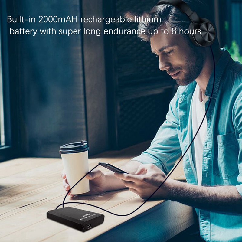 -XU09 Draagbare Hoofdtelefoon Versterker, Koorts, Sterke Bas, Geruisloze Versterker, Boost Geluid Boost