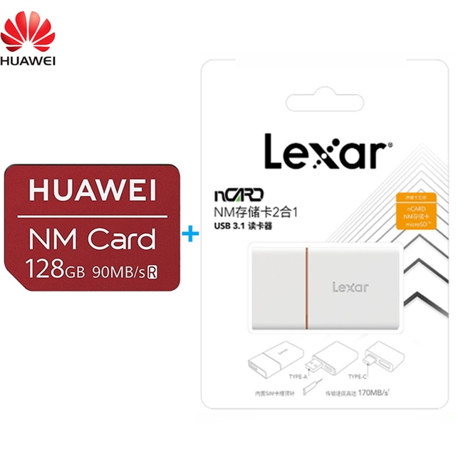 Originele Huawei Geheugenkaart Nm Flash Card 64/128/256Gb Geheugenkaart/Memory Stick/Usb/Type-C Interface Huawei Mobiele Kaartlezer