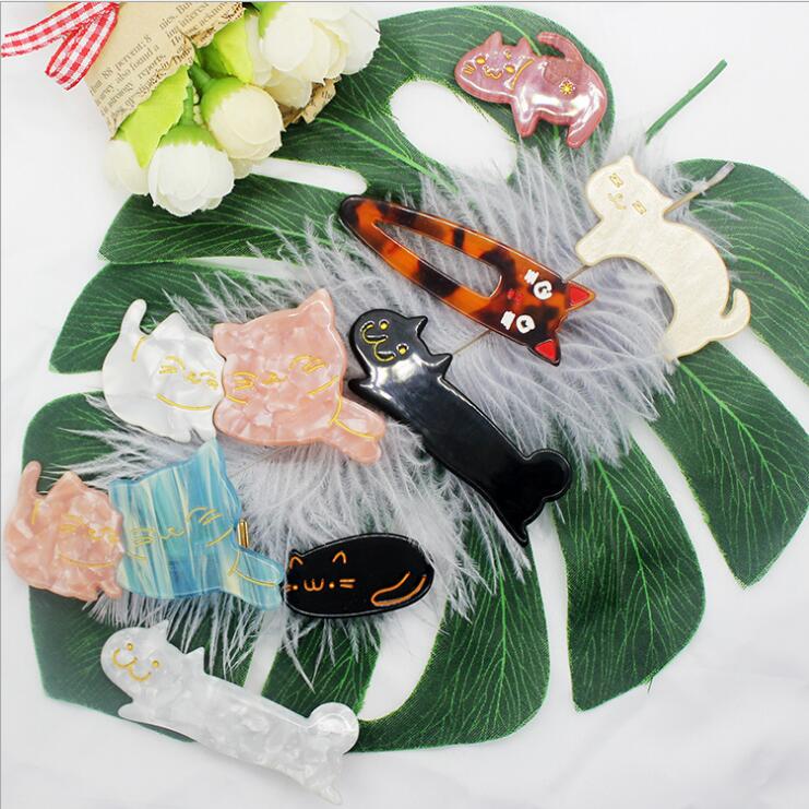 Transparent Silicone Mould Resin Decorative Craft DIY cat hairpins Mold epoxy resin molds for jewelry