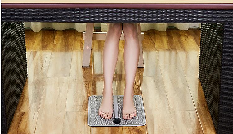 EMS Voetmassage Wireless Spierstimulator Smart Pedicure Voet Reflexologie ABS Training Apparaat USB Oplaadbare Unisex