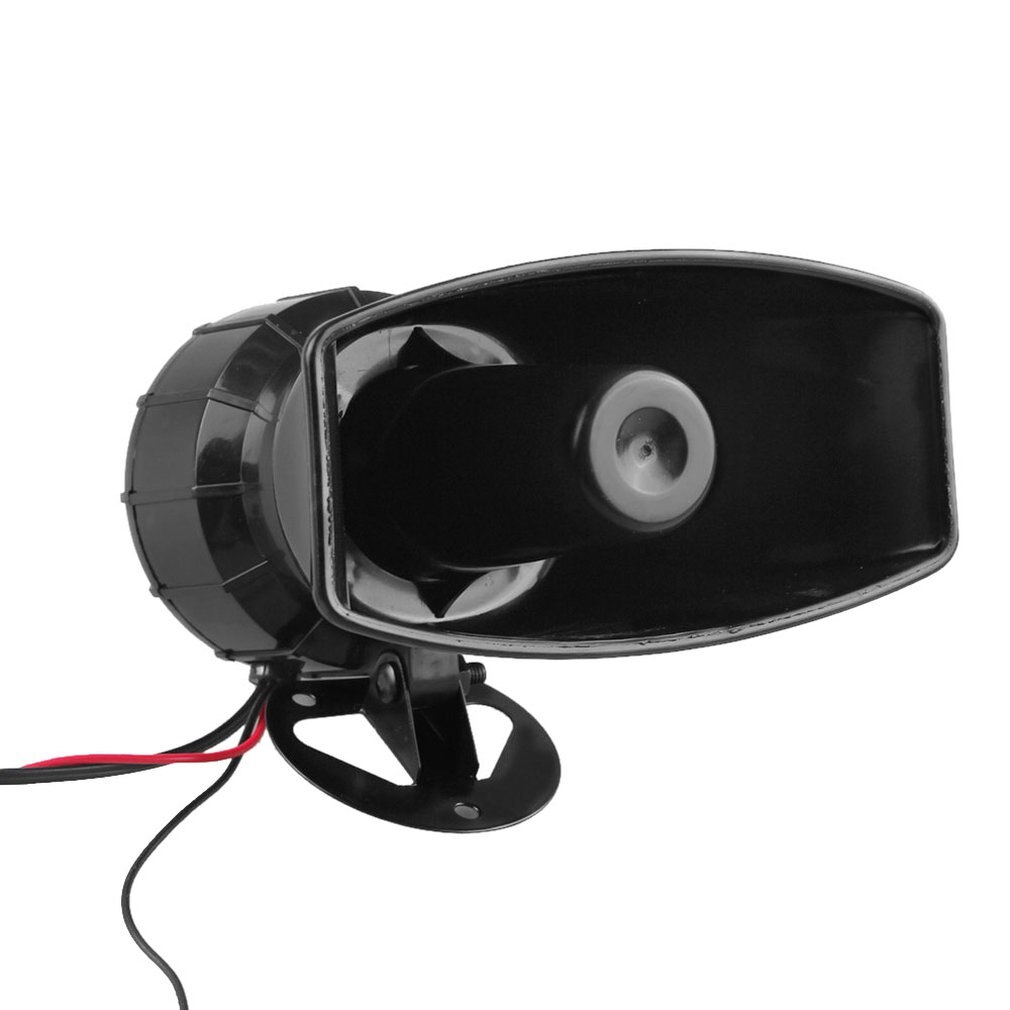 Car Alarm Siren Horn Loudspeaker Car Electronic Siren HD Propaganda Horn Police Megaphone Plastic Speaker Security