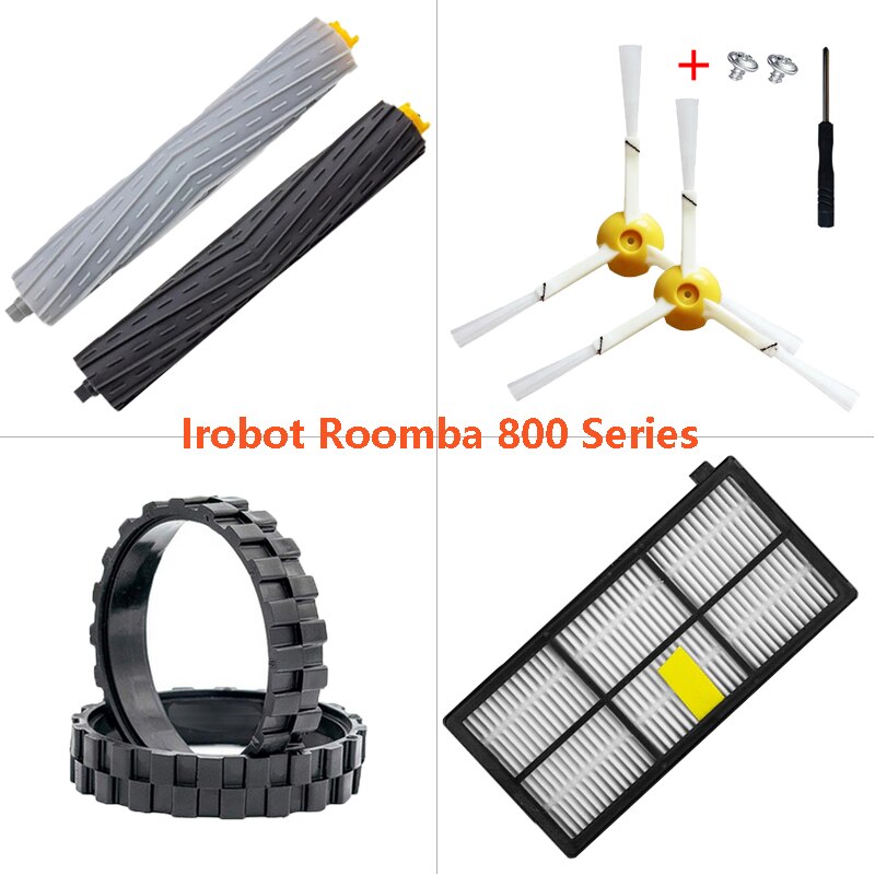 Hepa Filter Side Belangrijkste Borstel Onderdelen Voor Irobot Roomba 800 900 Series 870 880 890 960 980 Stofzuiger Rubber ring Accessoires
