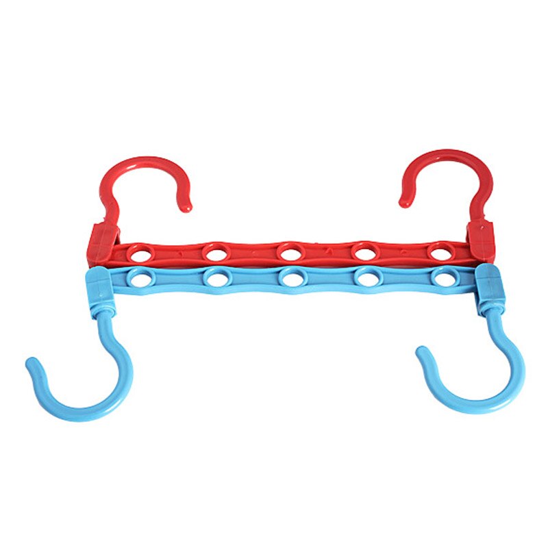2Pcs Nuttig 5-Hole Space Saver Wonder Magic Hanger Haak Closet Organizer V1NF