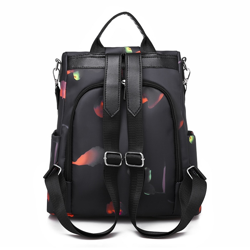 Moderna mochila antirrobo para mujer, de famosa, mochila de gran capacidad para mujer, bolso impermeable de , mochila Oxford para mujer