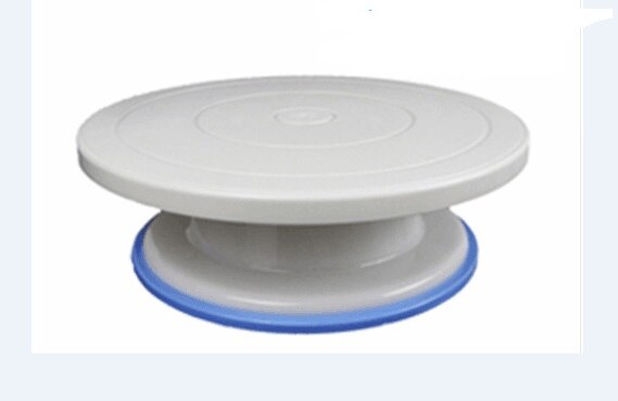 Plastic Taart Draaitafel Roterende Taart Plastic Deeg Mes Decoreren Draaitafel Anti-slip Ronde Cake Stand Cake Draaitafel 27 cm: Turntable