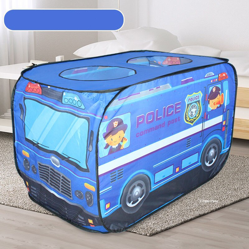 Kinderen Auto Tent Popup Play Tent Bus Indoor Speelgoed Outdoor Eenvoudige Opvouwbare Brandweerwagen Icecream Auto Kids Spel Huis theater