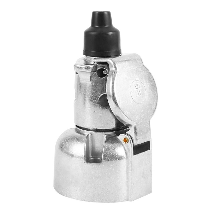 Nytrailer stik 7 pin 12n type trailer stik biltilbehør 7 vejs metal trailer stik