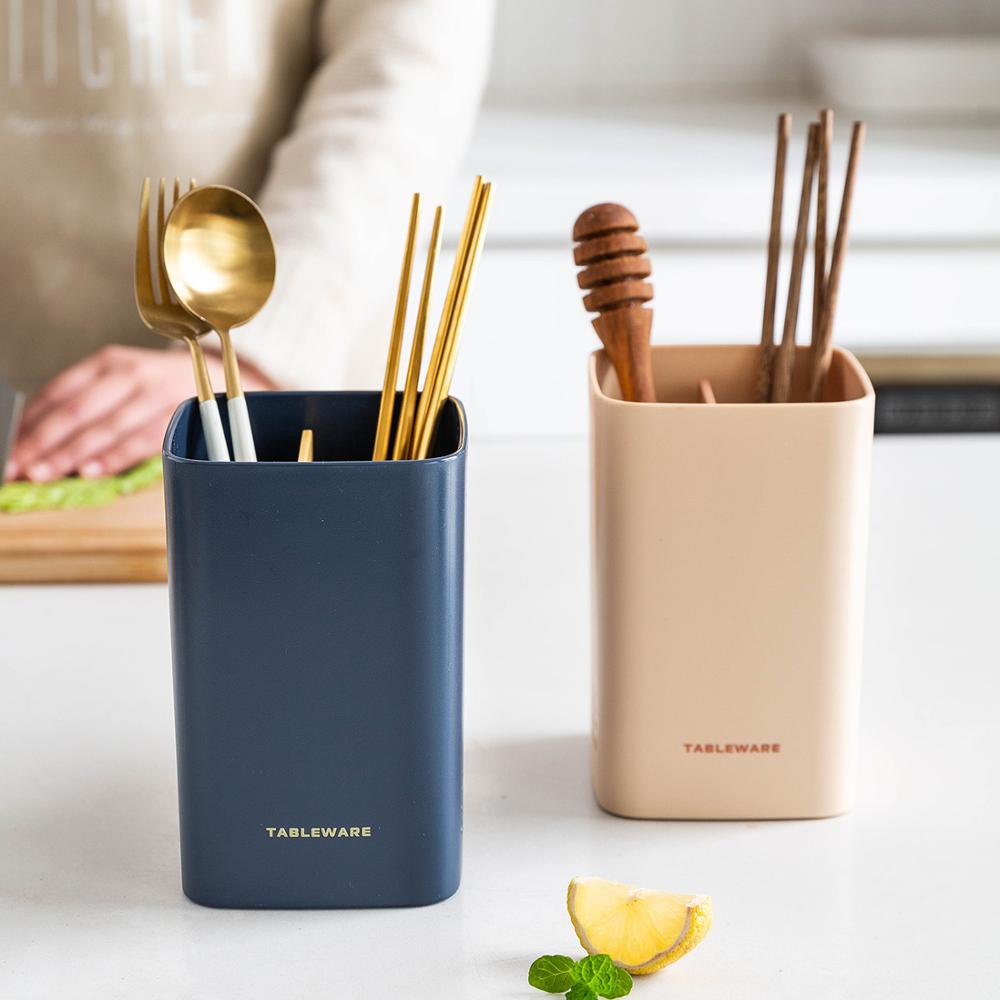 Keuken Gebruiksvoorwerp Houder Lepel Vork Bestek Muur Afdruiprek Opbergdoos Koken Tool Bestek Organisator Rack Servies