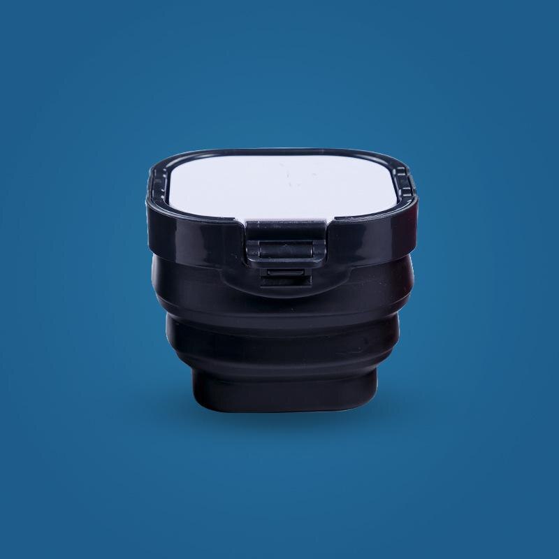 16Grids Aquarel Palet Vouwen Hydraterende Lade Verf Penselenbakje Opvouwbare Emmer Voor Aquarel Olieverf Art Supplies: black