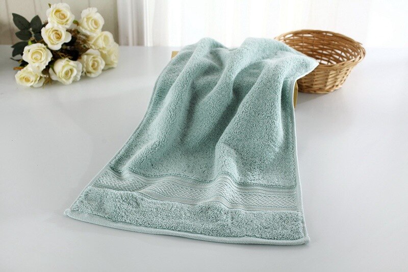 Toallas faciales de algodón egipcio para adultos, toallas de baño para el hogar, Hotel, de , súper absorbentes, 200g, 40x75cm: Azul