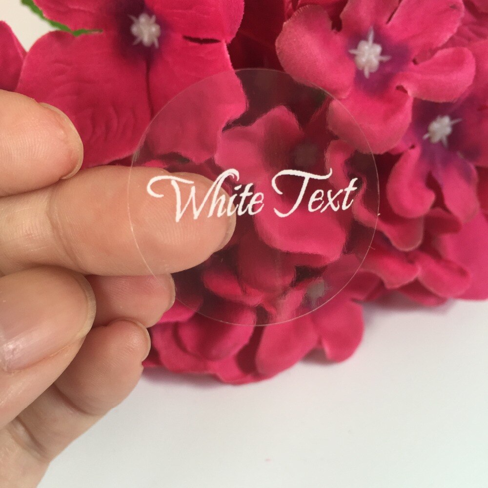 90 pcs 3 cm wedding decoration favors stickers personalise custom waterproof invitation envelops gold transparent seals