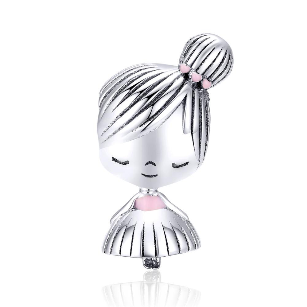 CodeMonkey Boy and Girl Charm fit Original Silver 925 Bracelet Genuine 925 Sterling Silver Metal Beads Valentine CMC1334: CMC1334