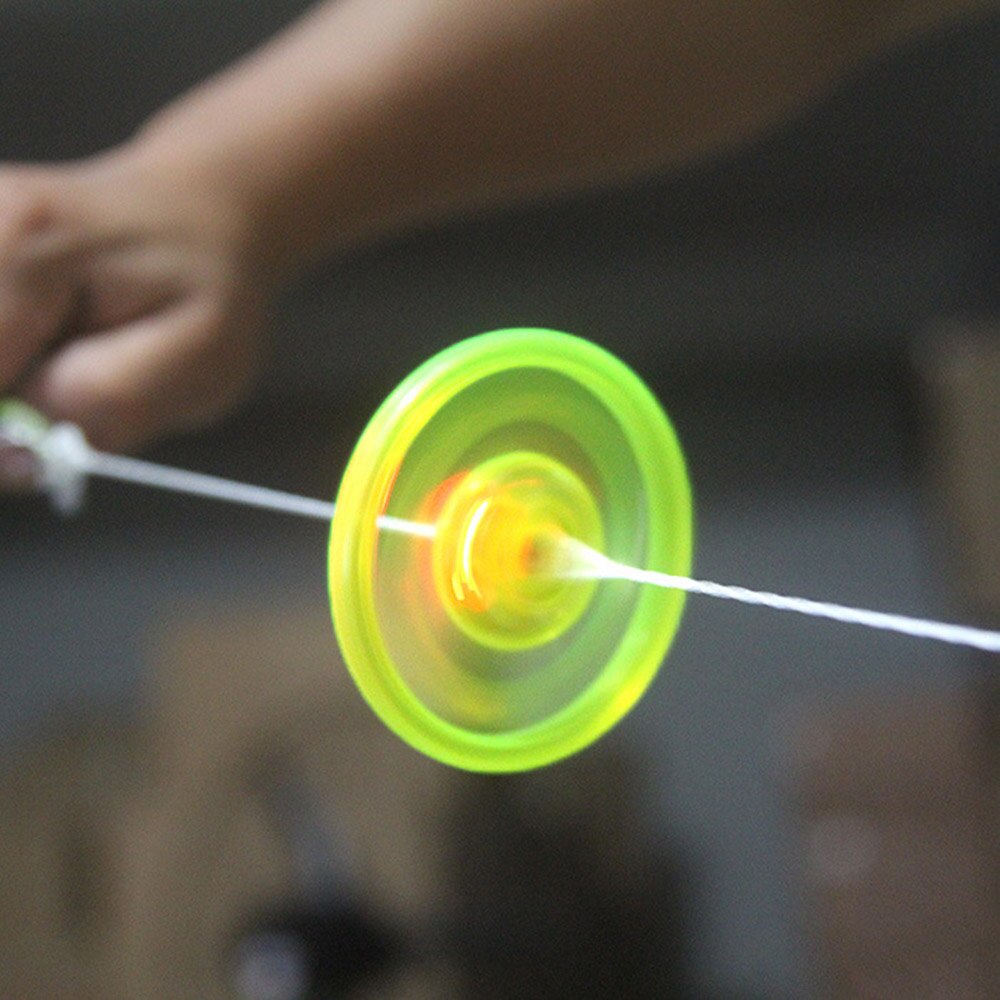 Flashing Flywheel Classic Luminescent Toy For Boys Girls High-speed Rotating flywheel
