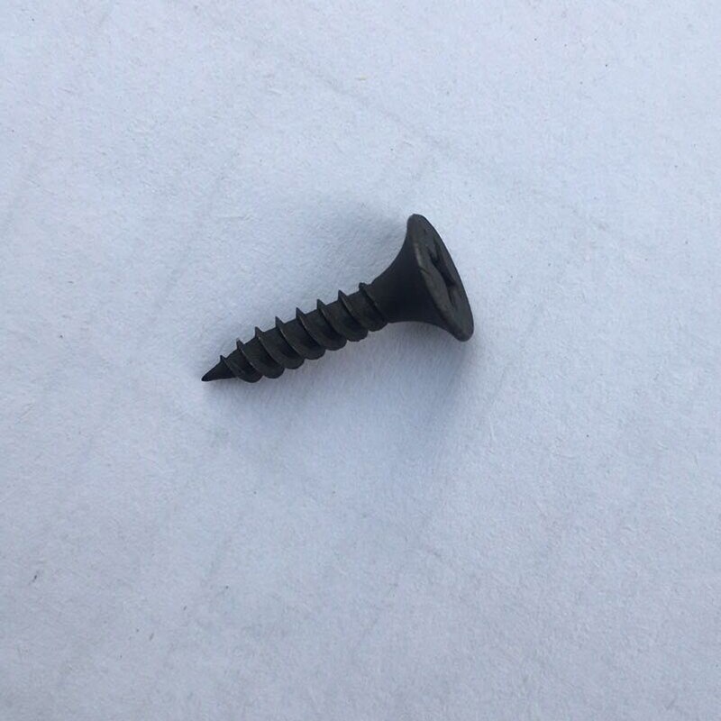 Tornillos de cabeza plana Phillips M3.5 para paneles de yeso, tornillos de rosca empotrada en cruz, avellanado de fósforo ceniza, tornillos autorroscantes para madera, 50 piezas