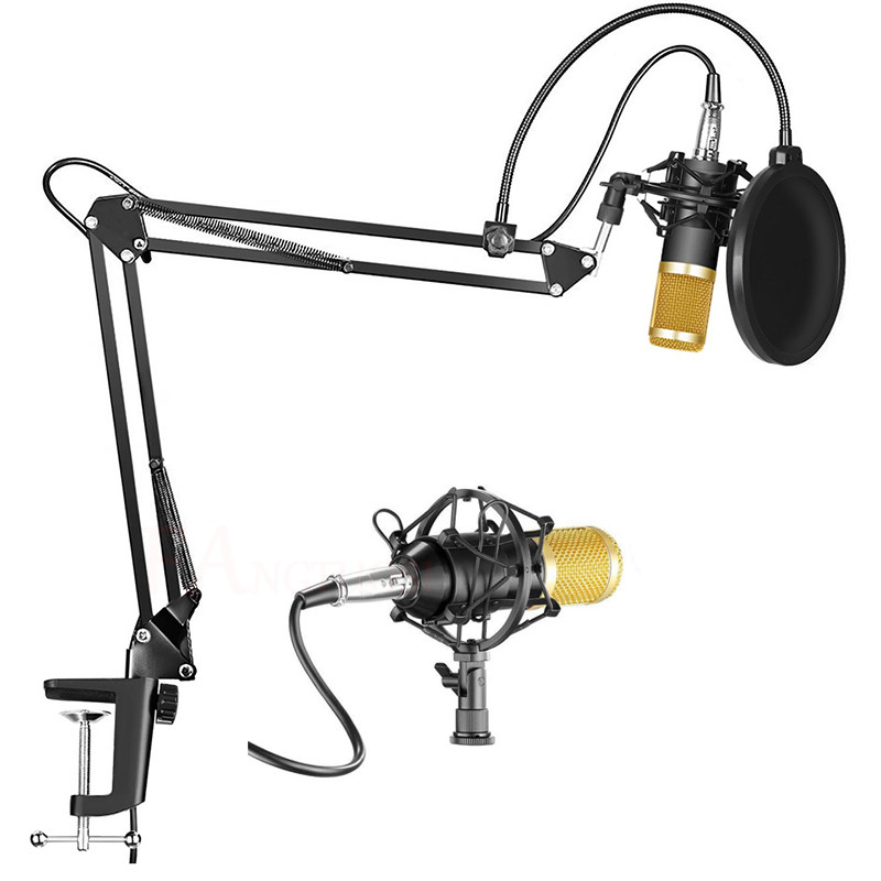 BM800 Karaoke Microfoon Studio Condensator Mikrofon Ktv Bm 800 Microfoon Voor Radio Braodcasting Zingen Opname Computer Bm-800