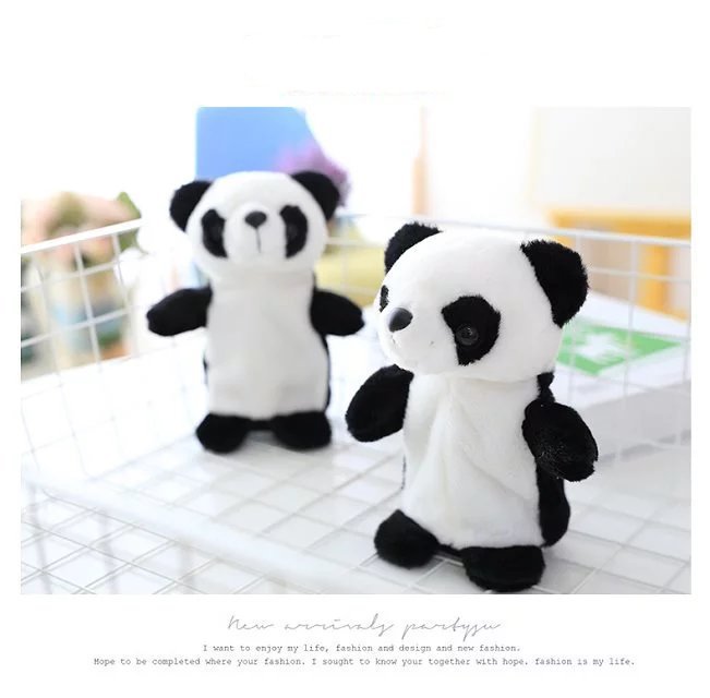 Christmas Fift Cute Panda toy Talking and Walking Panda Figure Educational Sound Record Panda Electronic Pets