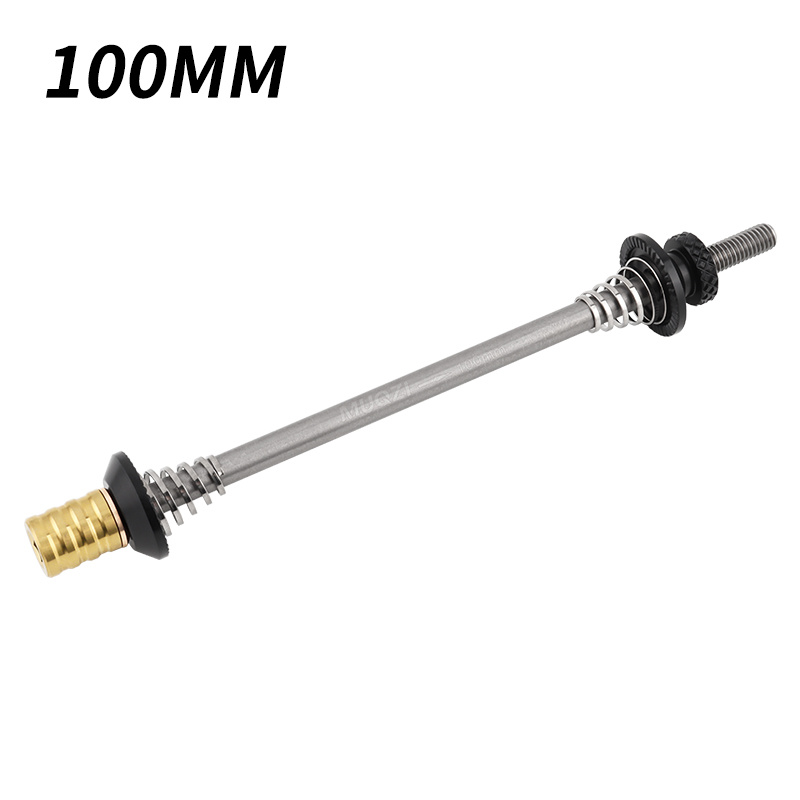 MUQZI Titan-Schnellspanner, 74 mm, 85 mm, 100 mm, 130–135 mm, MTB, Rennrad, Schnellspanner, Achse aus Titanlegierung: Licht Grün