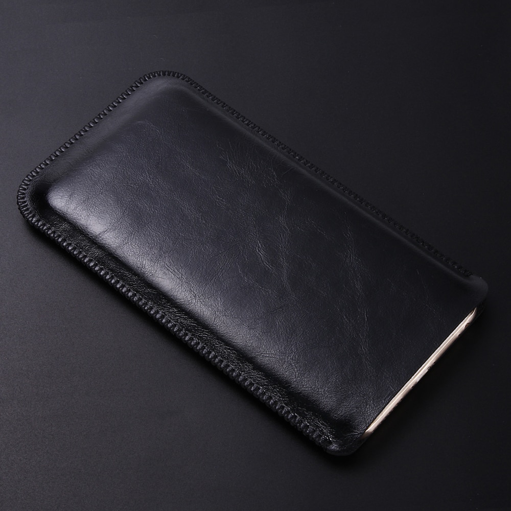 Para apple iphone 12 / mini / pro / pro max luxo microfibra couro manga saco do telefone caso capa coldre