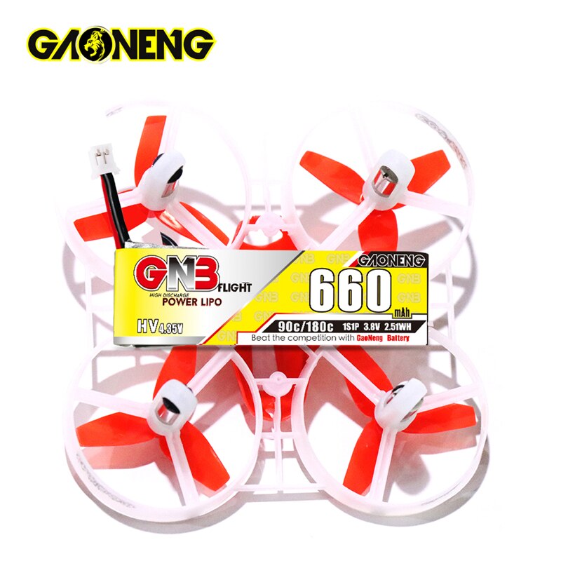 1-10 stk. gaoneng gnb 660 mah 3.8v 1s 90c/180c hv 4.35v lipo-batteri med  ph2.0 plugger til emax tinyhawk king kong ldarc tiny 7