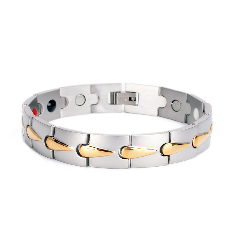Neue Magnetische Energie Armbinde Für Männer Frauen Arthritis Bio Magnet Therapie Titan Stahl Armbänder Armreif Gesundheit Pflege Schmuck