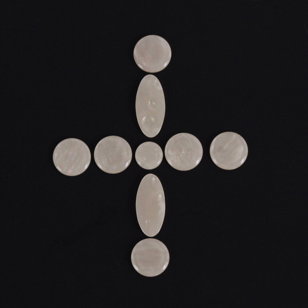 Stuks/Set Saxofoon Vinger Knoppen Alto Tenor Sopraansaxofoon Sluiting Pads Seashell Gespen Knoppen Toetsen Sax Instrument Accesso