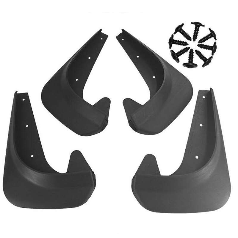 Universal Mudflaps Mud Flaps Flap Splash Guards Mudguards Car Auto Van SUV Trucks Sedan Wheel Fender Front Rear: Default Title