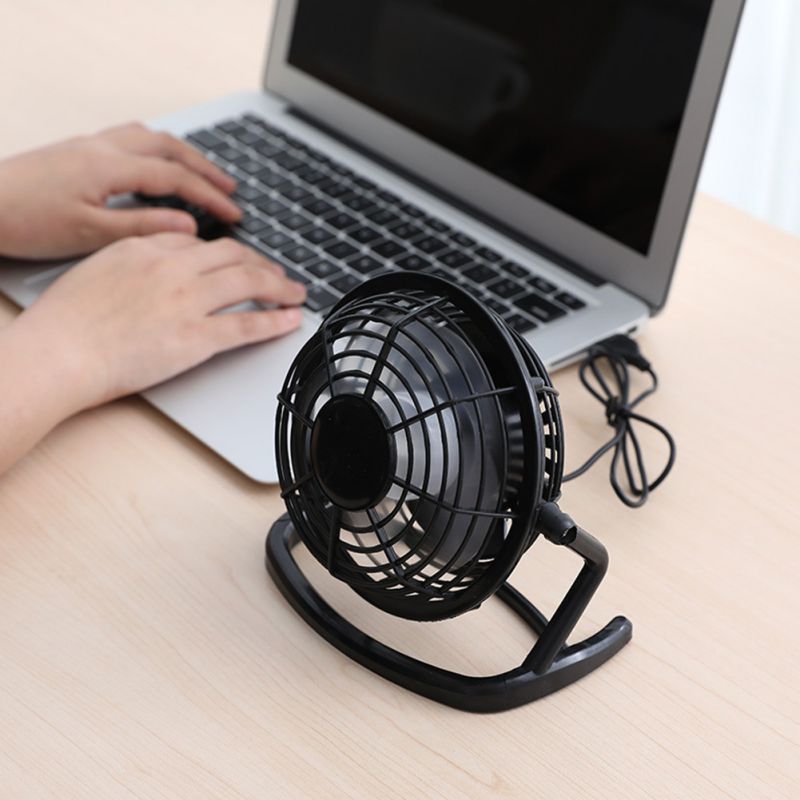 Portable Mini USB Fan Hand Held Desk Air Cooler Silent Travel Humidification Cooler Cooling Fan Office Computer Plastic Fan