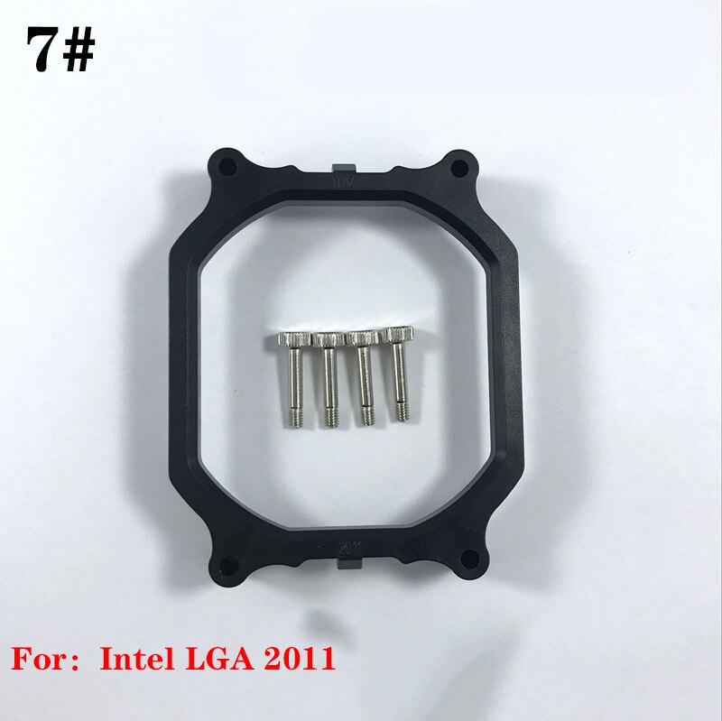 enfriador de CPU soporte para LGA 1150, 1151, 1155, 1156, 1366, 775 X58 X79 AM2 AM3 AM4: 7