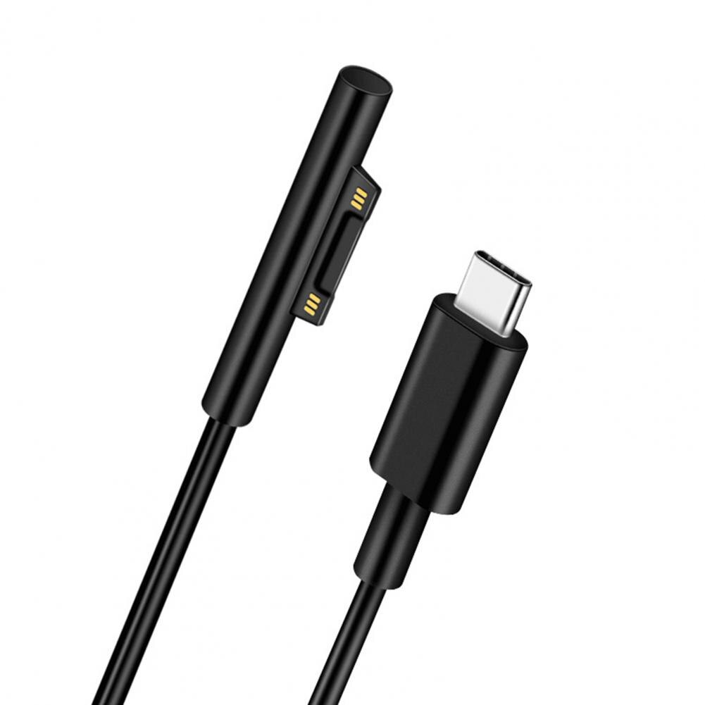 Cable de carga 3A tipo c para ordenador portátil, accesorios para Surface Pro 3/4/1/1, 5/1, 5/6 m