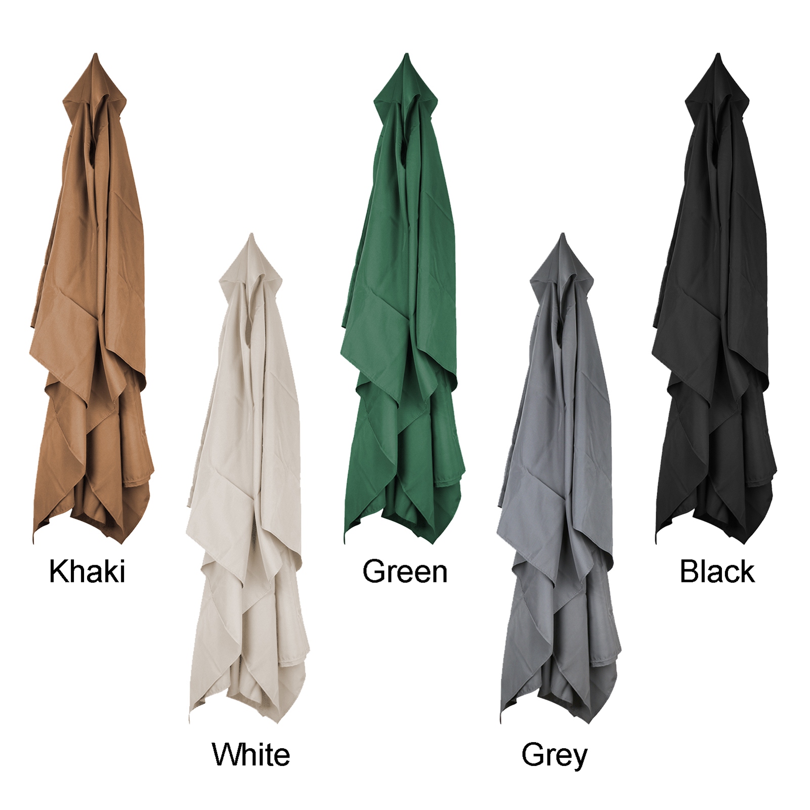 2x3/2x2m Garden Outdoor Parasol Cover Shade For Patio Pool Beach Umbrella Replacement Canopy Umbrella Clothes Covers