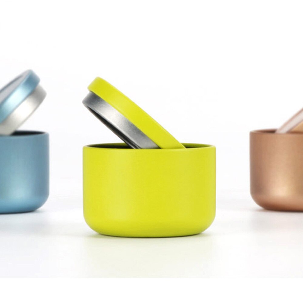 Mini Thee Kan Opslag Boxex Reizen Draagbare Bloem Verzegelde Blikken Metalen Thee Koffie Container Kleine Jar Tin Organizer