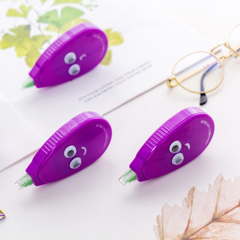 14M Creatieve Aubergine Groente Student Correctie Tape Koreaanse Briefpapier Kawaii Materiaal Escolar Kantoor Schoolbenodigdheden